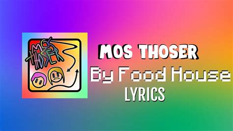 food house metal|mos thoser lyrics.